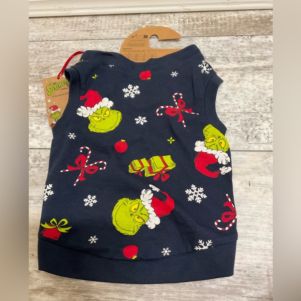 NWT Grinch pet clothes size XS / S / M / L